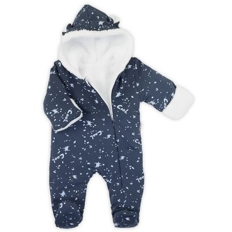 Zimní kojenecký overal Nicol Max dark - velikost 62 (3-6m)
