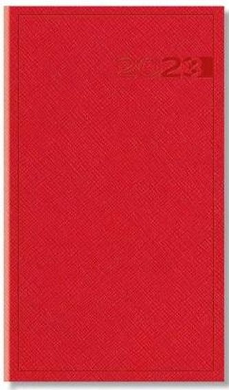 Terminarz 2023 Tygodniowy czerwony