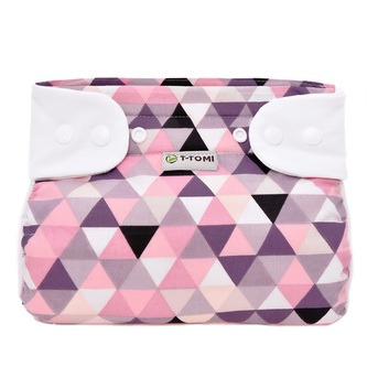T-TOMI Ortopedické abdukční kalhotky - patentky Pink triangles (5-9kg)
