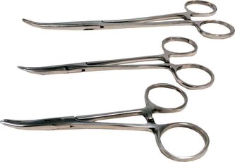 Rybářský pean ZAHNUTÝ - uvolňovač háčků Délka: 15cm