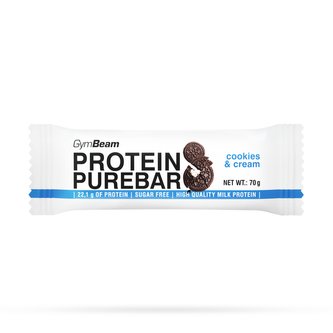 Proteinová tyčinka PureBar - GymBeam - cookies & krém - 12 x 70 g
