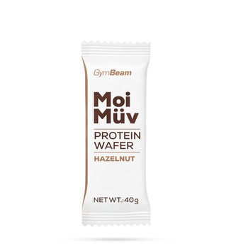 MoiMüv Protein Wafer - GymBeam - vanilka - 40 g