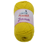 Příze JANA - žlutá matná - 100g / 330 m