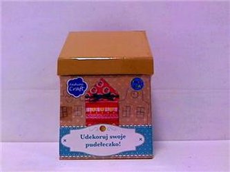 Pudełko domek Różowy