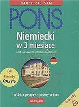 Niemiecki w 3 miesiące kurs z kasetami dla średnio zaawansowanyc