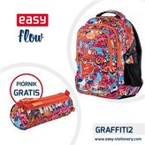 Plecak szkolny. młodzieżowy kolorowy Easy piórnik GRATIS