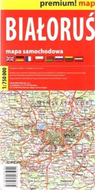 Białoruś mapa samochodowa 1:750 000