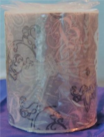 Lampion Lacy Bows Grey ADL026101