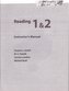 Tapestry Reading 1 and 2 Instructor's Manual