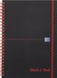 Kołozeszyt A5/70K Oxford Black&Red PP kratka