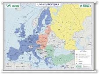 Rozwój Unii Europejskiej/ Unia Europejska, mapa ścienna, skala 1