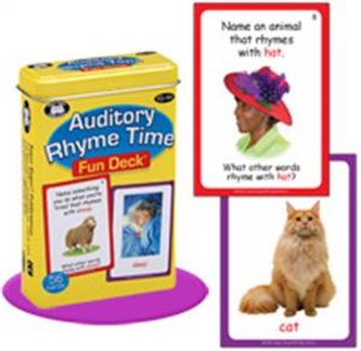 AUDITORY RHYME TIME FUN DECK