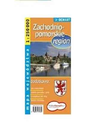 Zachodnio-pomorskie - mapa samochodowa