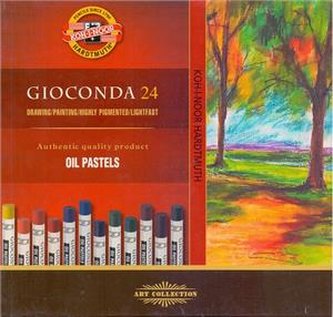 Pastele olejne 24 kolory