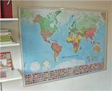 Mapa. Świat ścienna