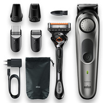 Braun Zastřihovač vousů a vlasů BT 7320 Metallic Silver man