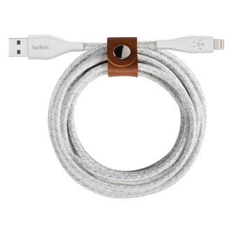 Belkin DURATEK Plus USB-A/Lightning kabel, 3m, bílý