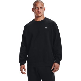 Pánská mikina Rival Fleece Crew Černá - Under Armour - Velikost: XXL Pánská mikina Rival Fleece Crew Černá - Under Armour - Velikost: XXL
