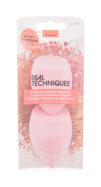 Real Techniques Miracle Powder Sponge Aplikátor 2 ks pro ženy