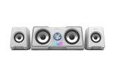 C-TECH reproduktory SPK-16, 2.2, RGB, bílá