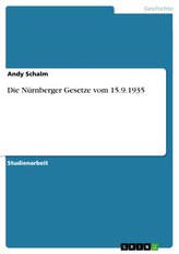 Die Nürnberger Gesetze vom 15.9.1935