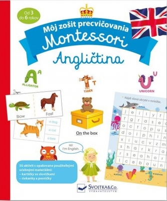 Môj zošit precvičovania Montessori Angličtina