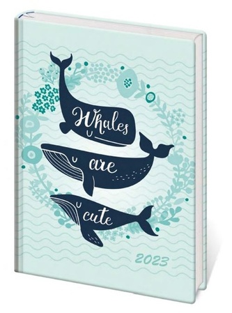 Diář 2023 A6 LYRA týdenní Whales