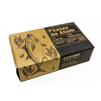 Tuňákové filety v olivovém oleji - Aveiro - olivový olej - 25 x 120 g