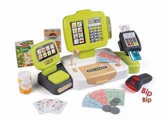 Pokladna elektronická s váhou zelenošedá Pokladna elektronická s váhou zelenošedá