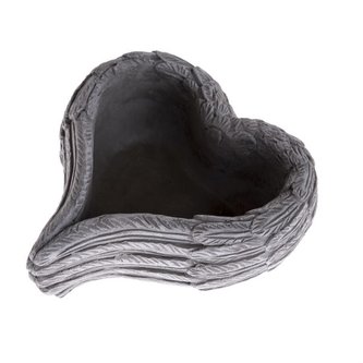 Betonový obal na květináč - srdce, 0/12