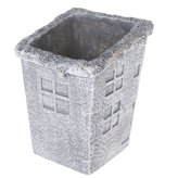 Betonový obal na květináč - domek, 12