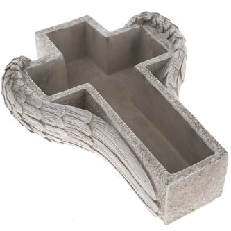 Betonový obal na květináč - kříž, 0/8