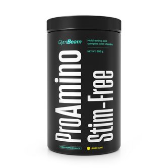 ProAMINO Stim-free - GymBeam - modrá malina - 390 g