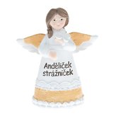 Polyresinový andělíček strážníček, 4/96