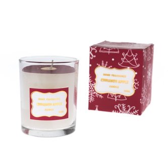 Vonná svíčka  - skořice, jablko, 1/24