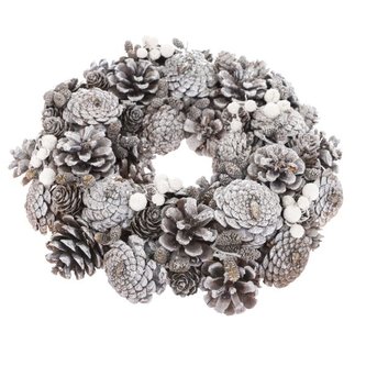Vánoční věnec s šiškami, 0/12