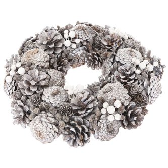 Vánoční věnec s šiškami, 0/12