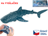 R/C žralok obrovský 34cm na baterie 2,4GHz s USB nabíjením v krabičce