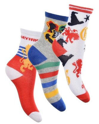 SADA 3 KS PONOŽKY HARRY POTTER - velikost 23-26