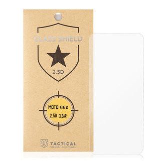 Tactical Glass Shield 2.5D sklo pro Motorola G62 5G čiré