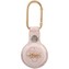 Guess PU 4G Script Dog Clip pouzdro pro AirTag růžové