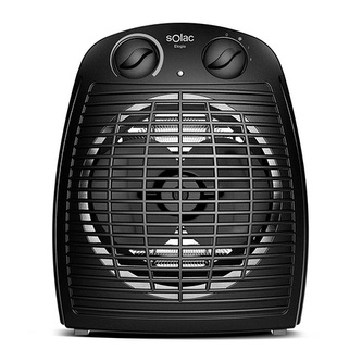 Ventilátor Solac, TV8435, horkovzdušný, nastavitelný termostat, 2000 W