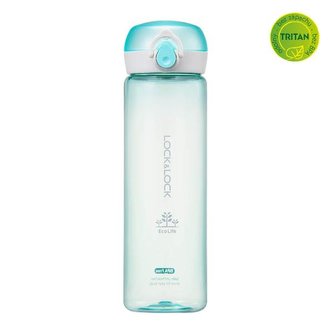 LÁHEV NA VODU "BISFREE ONE TOUCH" 550ML, ZELENÁ