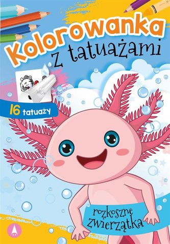 Kolorowanka z tatuażami. Rozkoszne zwierzaczki