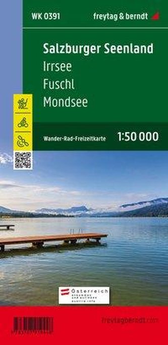Salzburger Seenland, Wander-, Rad- und Freizeitkarte 1:50.000, freytag & berndt, WK 0391