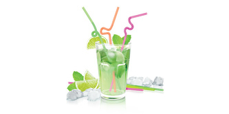 TESCOMA Slámky myDRINK, dlouhé kolínko, 40 ks