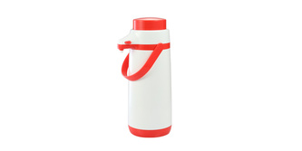 TESCOMA Termoska s pumpičkou FAMILY COLORI 1,7 l, červená
