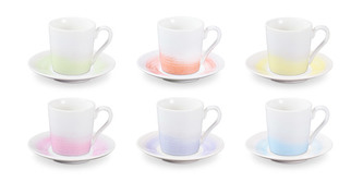 TESCOMA Šálek na espresso s podšálkem myCOFFEE, 6 ks, Pastels