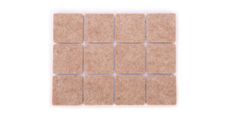 TESCOMA Samolepicí podložky pod nábytek PRESTO 30 x 30 mm, 24 ks