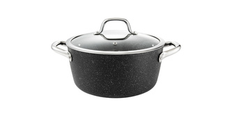 TESCOMA Kastrol PRESIDENT Stone s poklicí pr. 24 cm, 4,5 l